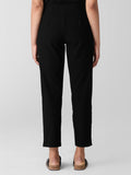 Washable Stretch Crepe Straight Pant