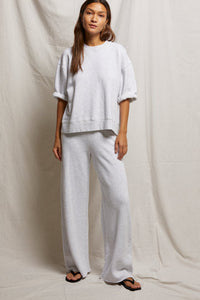 Amber French Terry Wide Leg Pant