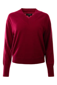 Cashmere V-neck Boxy Sweater