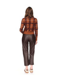 Cashmere Checkered Crew