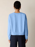 Garment Dyed Terry Cropped Sweatshirt