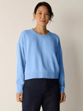 Garment Dyed Terry Cropped Sweatshirt