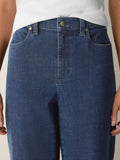 Cotton Stretch Denim Ankle Lantern Pant