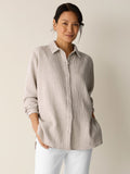 Organic Cotton Doubleweave Classic Collar Easy Shirt