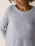 Peruvian Cotton Cloud Twist Crew Neck Sweater