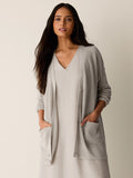 Organic Linen Cotton Slouchy Long Cardigan