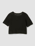 Organic Linen Cotton Round Neck Top