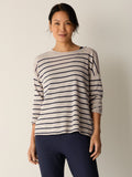 Organic Linen Cotton Jewel Neck Sweater