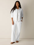 Slubby Organic Cotton Linen Classic Collar Jacket