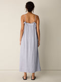 Striped Organic Cotton Gauze Cami Dress