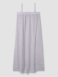 Striped Organic Cotton Gauze Cami Dress