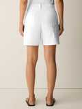 Garment-Dyed Organic Cotton Denim Shorts