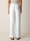 Heavy Organic Linen Straight Full Length Trouser