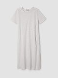 Striped Organic Cotton Slub Tee Dress