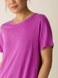 Organic Linen Jersey Crew Neck Short Sleeve Tee