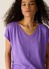 Organic Linen Jersey V-Neck Tee