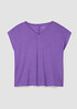 Organic Linen Jersey V-Neck Tee