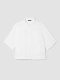 Organic Handkerchief Linen Elbow Sleeve Shirt