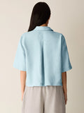 Organic Handkerchief Linen Elbow Sleeve Shirt