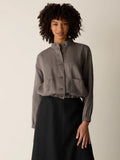 Organic Linen Flight Jacket