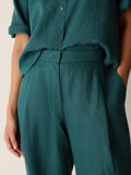 Organic Linen Curved Trouser