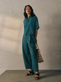 Organic Linen Curved Trouser
