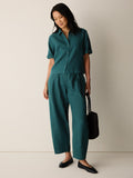 Organic Linen Curved Trouser