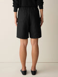 Organic Linen High Waisted Walking Short