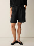 Organic Linen High Waisted Walking Short