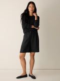 Organic Linen High Waisted Walking Short