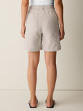 Organic Linen High Waisted Walking Short