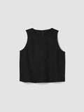 Organic Linen Round Neck Shell