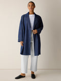 Lightweight Organic Cotton Denim Trench Coat