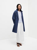 Lightweight Organic Cotton Denim Trench Coat