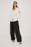 Saige Blouse - Ivory Whippets