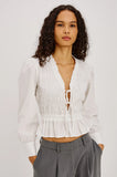 Sami Smocked Cotton Top