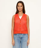 Leonie Mesh V-Neck Vest