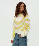 Merle Striped Crew Neck Sweater