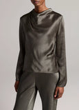 Draped Cowl Neck