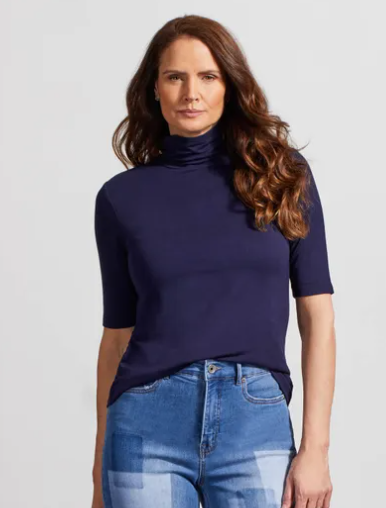 French Terry Elbow Sleeve Top