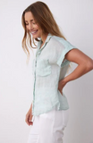 Linen Two Pocket Short Sleeve Shirt