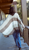Blanket Striped Poncho