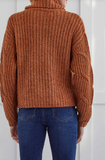 Women's Mock Neck Boucle Sweater