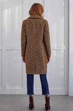 Textured Twill Dusted Coat