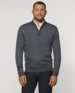 Baron Wool Blend 1/4 Zip Pullover Sweater