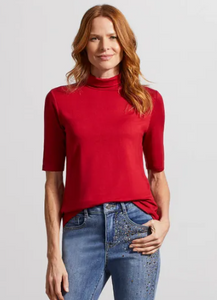 French Terry Elbow Sleeve Top
