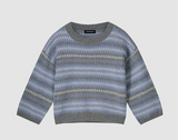 Organic Cashmere Fair Isle Sweater 102561