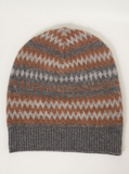 Organic Cashmere Intarsia Knit Hat