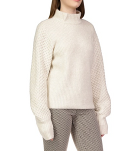Honeycomb Sleeve Sweater