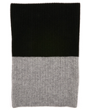Cashmere Blend Two-Tone Neck Warmer